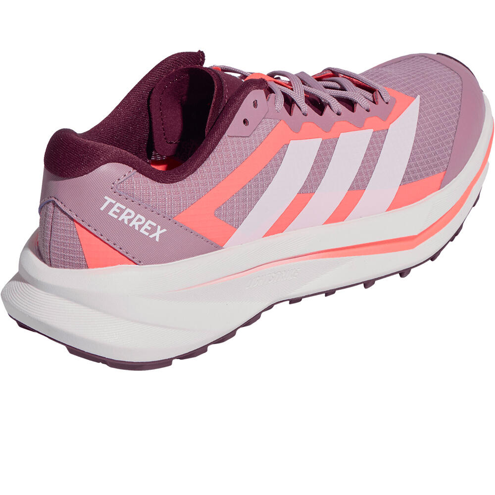 adidas zapatillas trail mujer TERREX AGRAVIC ROSA vista trasera