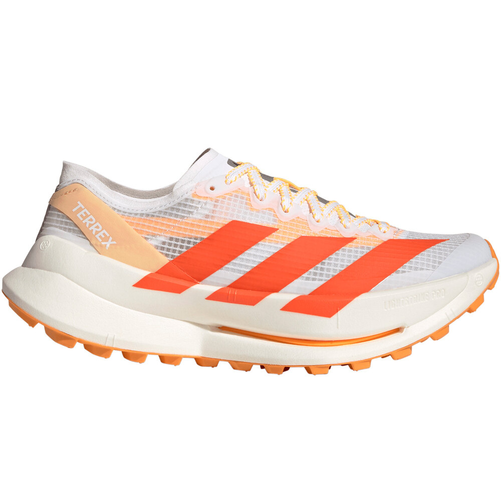 adidas zapatillas trail mujer TERREX AGRAVIC SPEED ULTRA 2 BLANCO lateral exterior