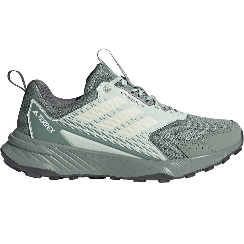 adidas zapatillas trail mujer TERREX TRACEFINDER 2 VERDE lateral exterior
