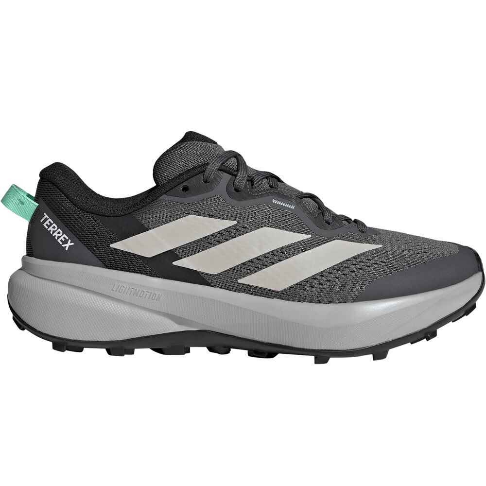 adidas zapatillas trail mujer TERREX TRACEFINDER PLUS GRIS lateral exterior