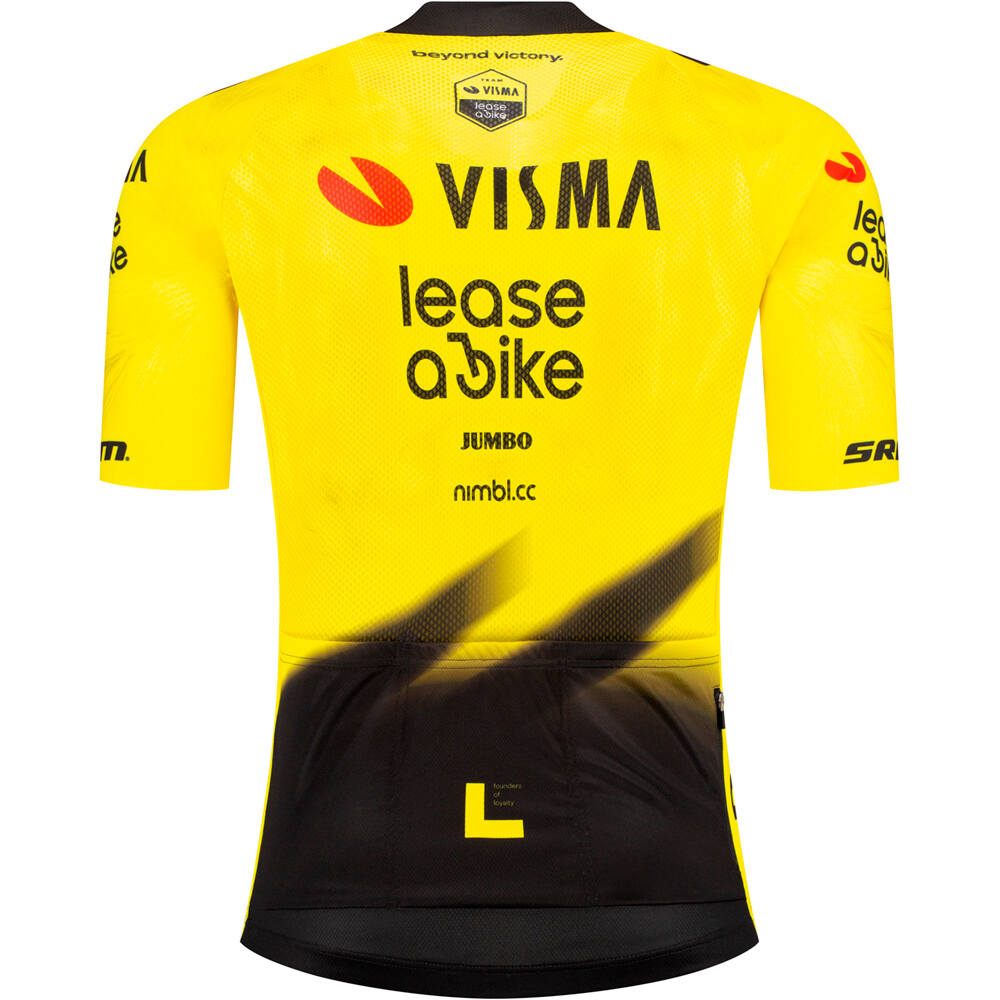 Agu maillot manga corta hombre TEAM VISMA LEASE REPLICA 2026  vista trasera
