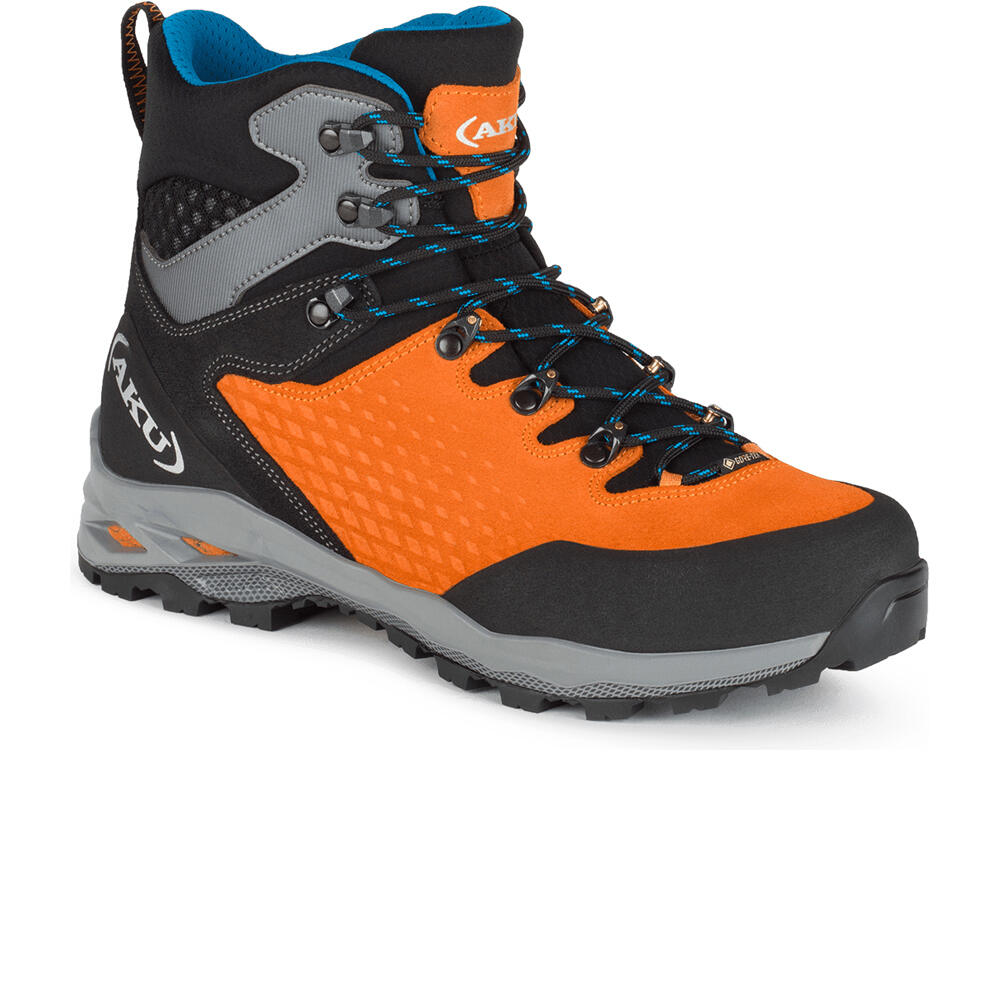 Aku bota montaña cuero hombre ALTERRA II GORE-TEX NARANJA lateral interior