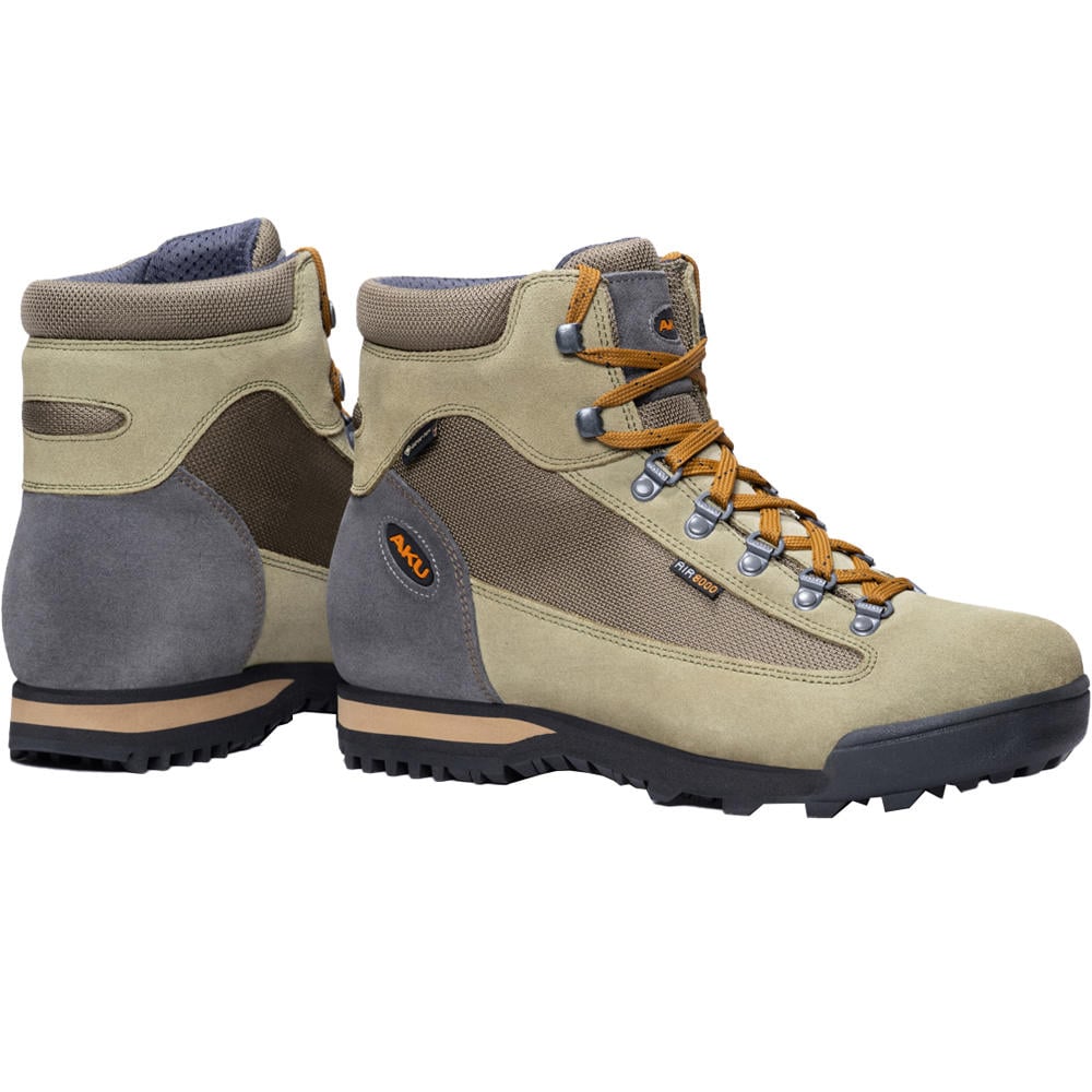 Aku bota montaña cuero hombre SLOPE MICRO GORE-TEX MARRON puntera