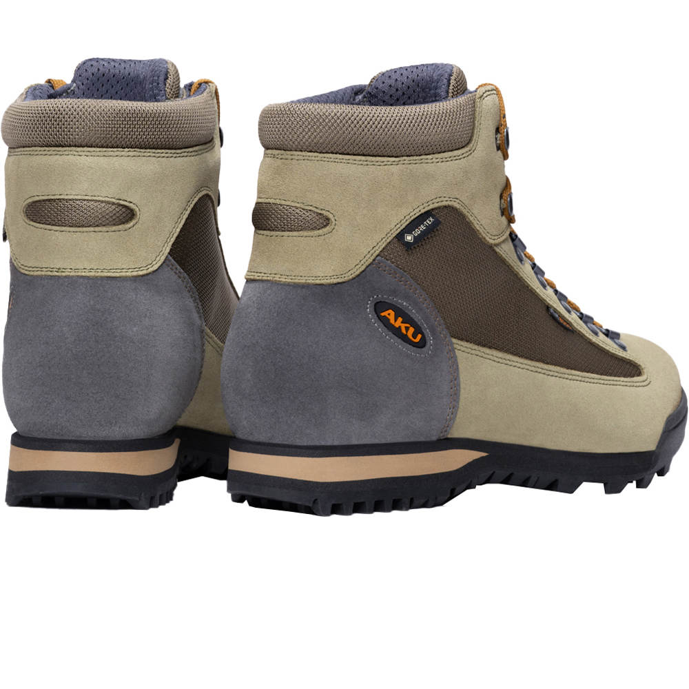 Aku bota montaña cuero hombre SLOPE MICRO GORE-TEX MARRON vista trasera