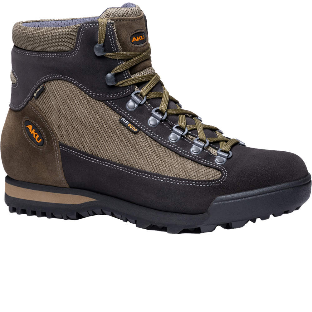 Aku bota montaña cuero hombre SLOPE MICRO GORE-TEX VERDE lateral interior
