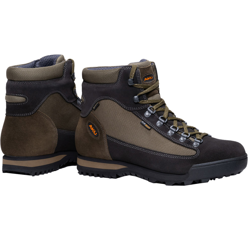 Aku bota montaña cuero hombre SLOPE MICRO GORE-TEX VERDE puntera