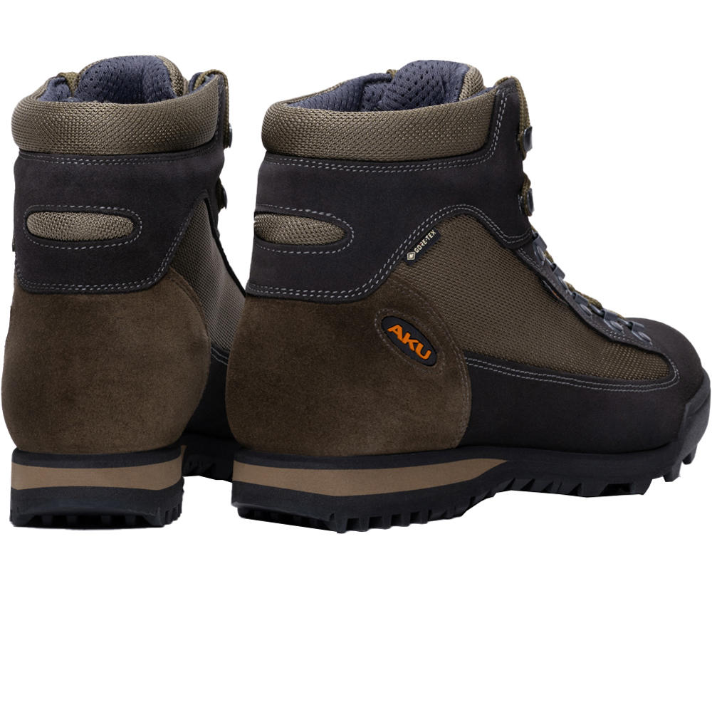 Aku bota montaña cuero hombre SLOPE MICRO GORE-TEX VERDE vista trasera