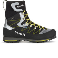 Aku bota montaña cuero hombre TREKKER THERM200 GORE-TEX NEGRO lateral exterior