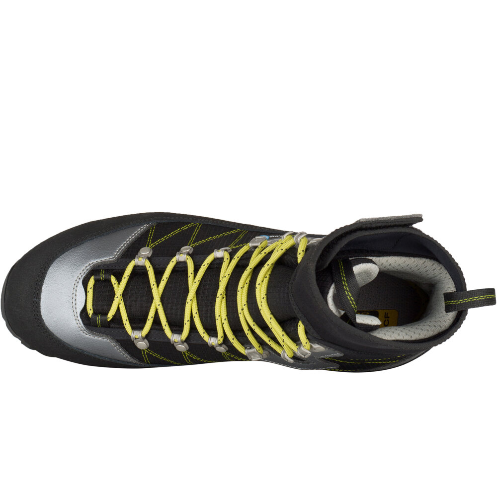 Aku bota montaña cuero hombre TREKKER THERM200 GORE-TEX NEGRO vista superior
