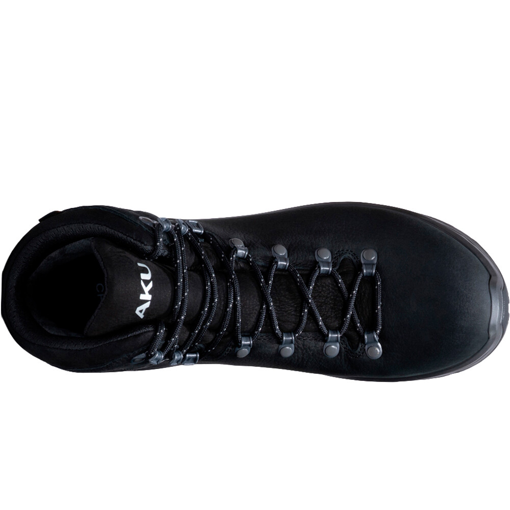 Aku bota montaña cuero hombre TRIBUTE THERM200 II GTX NEGRO vista superior