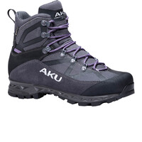 Aku bota montaña cuero mujer TREKKER PRO II GORE-TEX GRIS lateral interior
