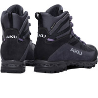 Aku bota montaña cuero mujer TREKKER PRO II GORE-TEX GRIS vista trasera