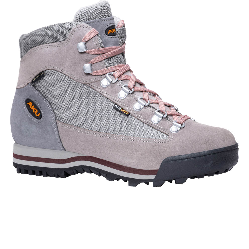 Aku bota montaña cuero mujer ULTRA LIGHT MICRO GORE-TEX GRIS lateral interior