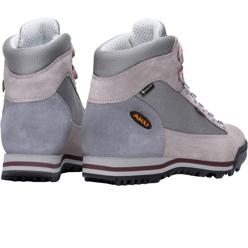 Aku bota montaña cuero mujer ULTRA LIGHT MICRO GORE-TEX GRIS vista trasera