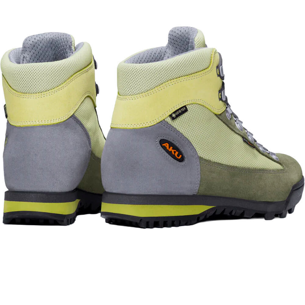 Aku bota montaña cuero mujer ULTRA LIGHT ORIGINAL GORE-TEX VERDE puntera