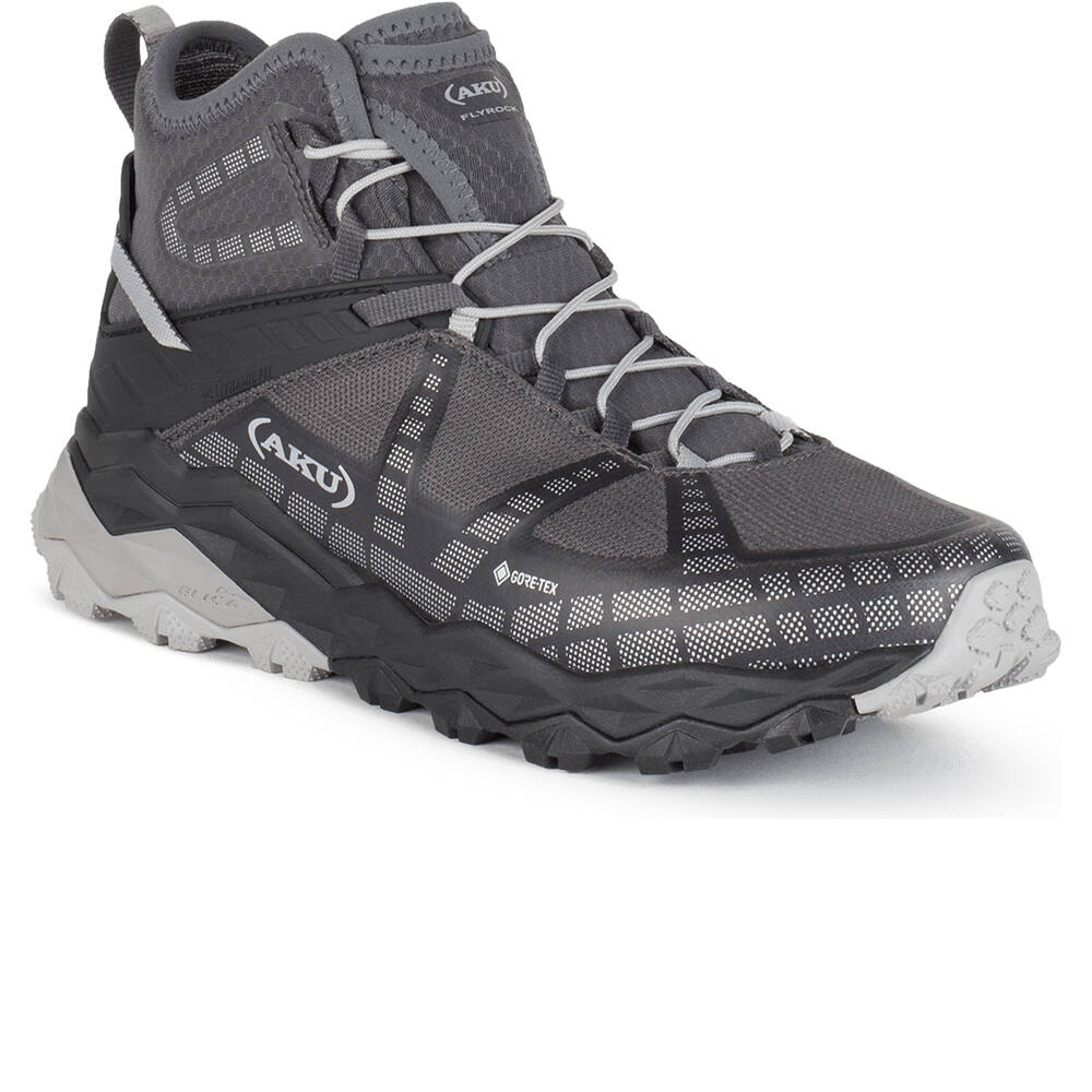 Aku bota trekking mujer FLYROCK MID GORE-TEX NEGRO lateral interior