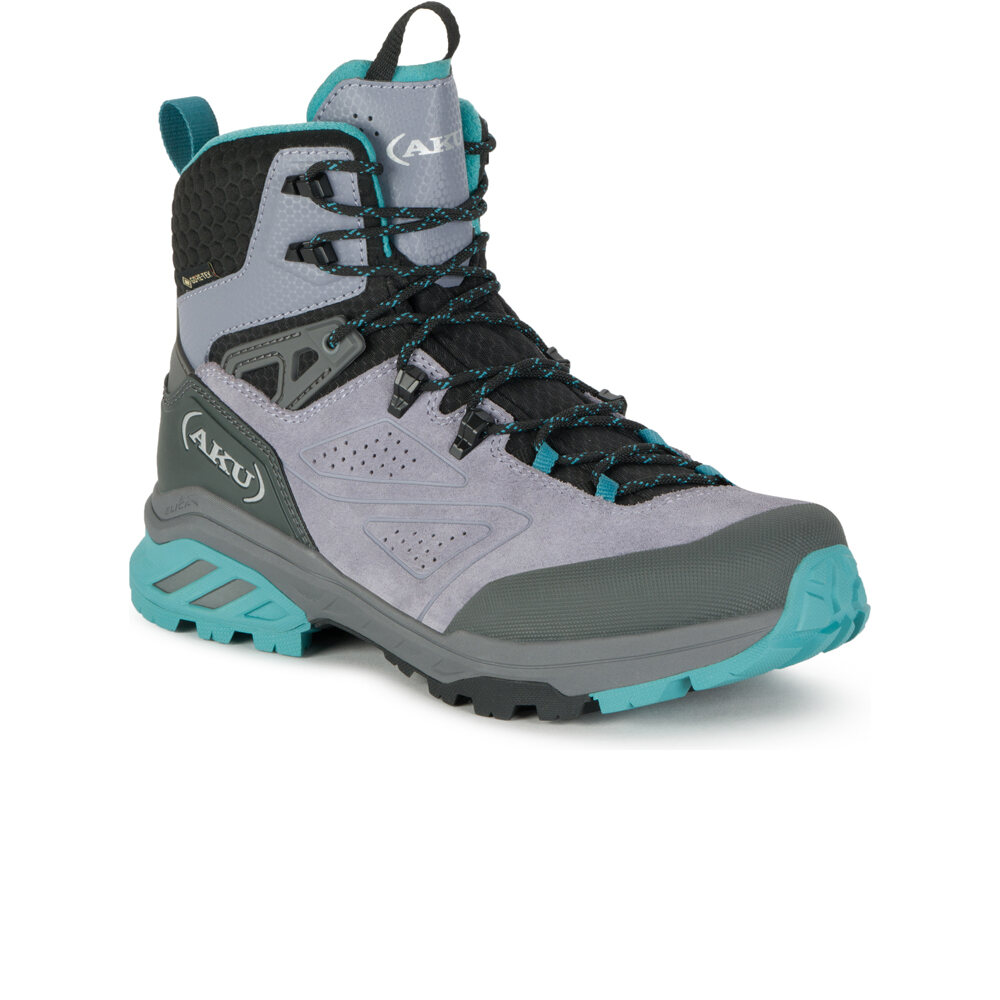 Aku bota trekking mujer REACTIVE GORE-TEX MORADO lateral interior