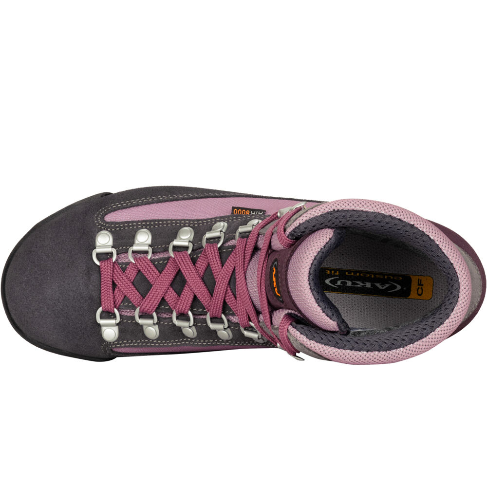 Aku bota trekking mujer ULTRA LIGHT ORIGINAL GORE-TEX W'S ROSA vista superior