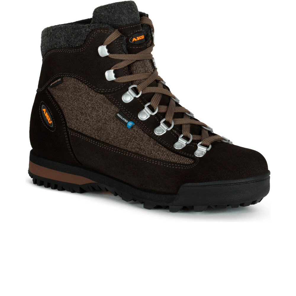 Aku bota trekking mujer ULTRA LIGHT WARM GORE-TEX MARRON lateral interior