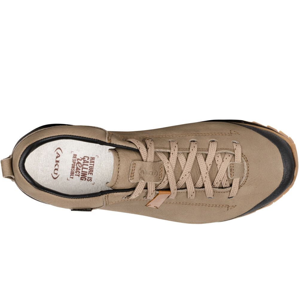 Aku zapatilla trekking hombre BELLAMONT IV NBK GORE-TEX MARRON vista superior