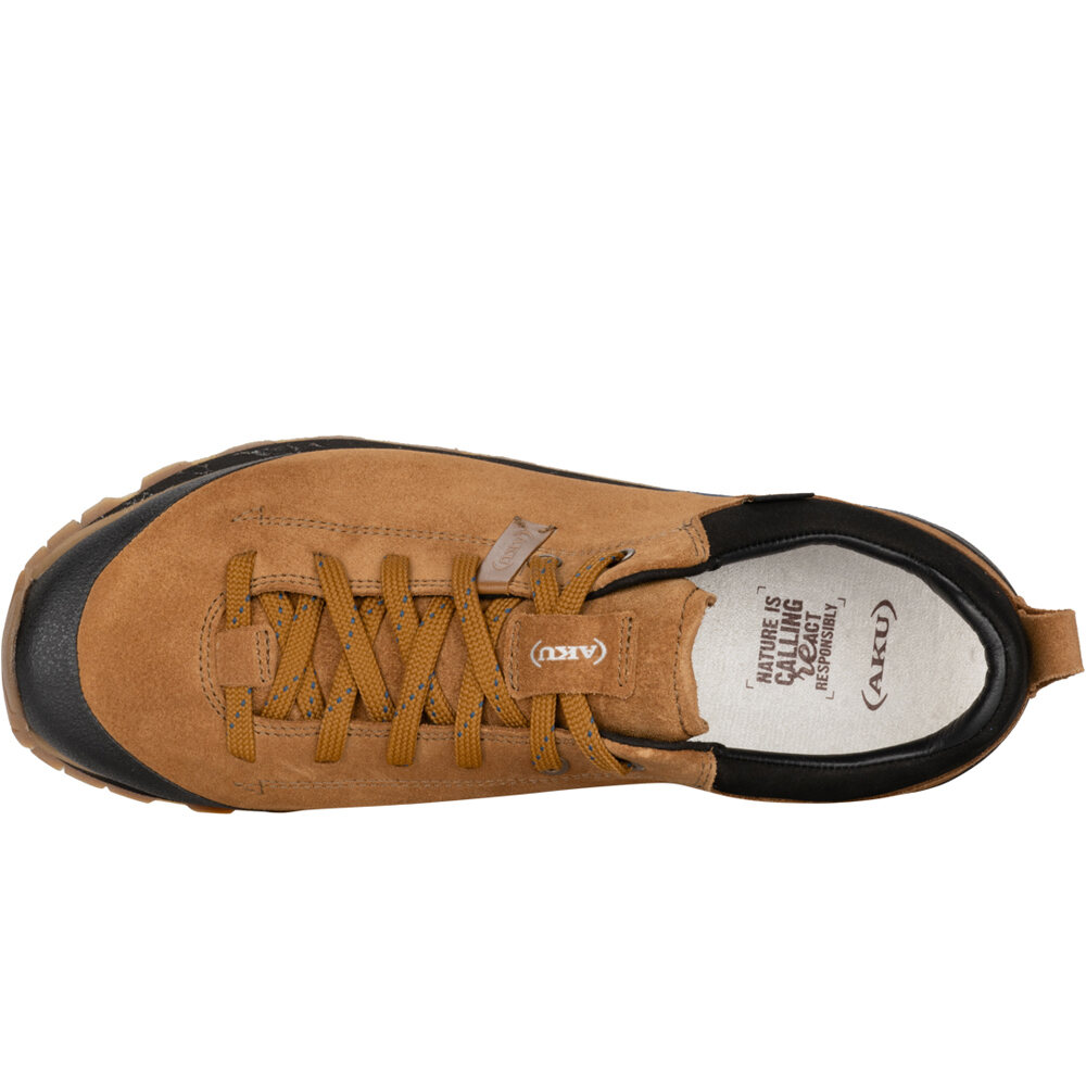 Aku zapatilla trekking hombre BELLAMONT IV SUEDE GORE-TEX MARRON vista superior