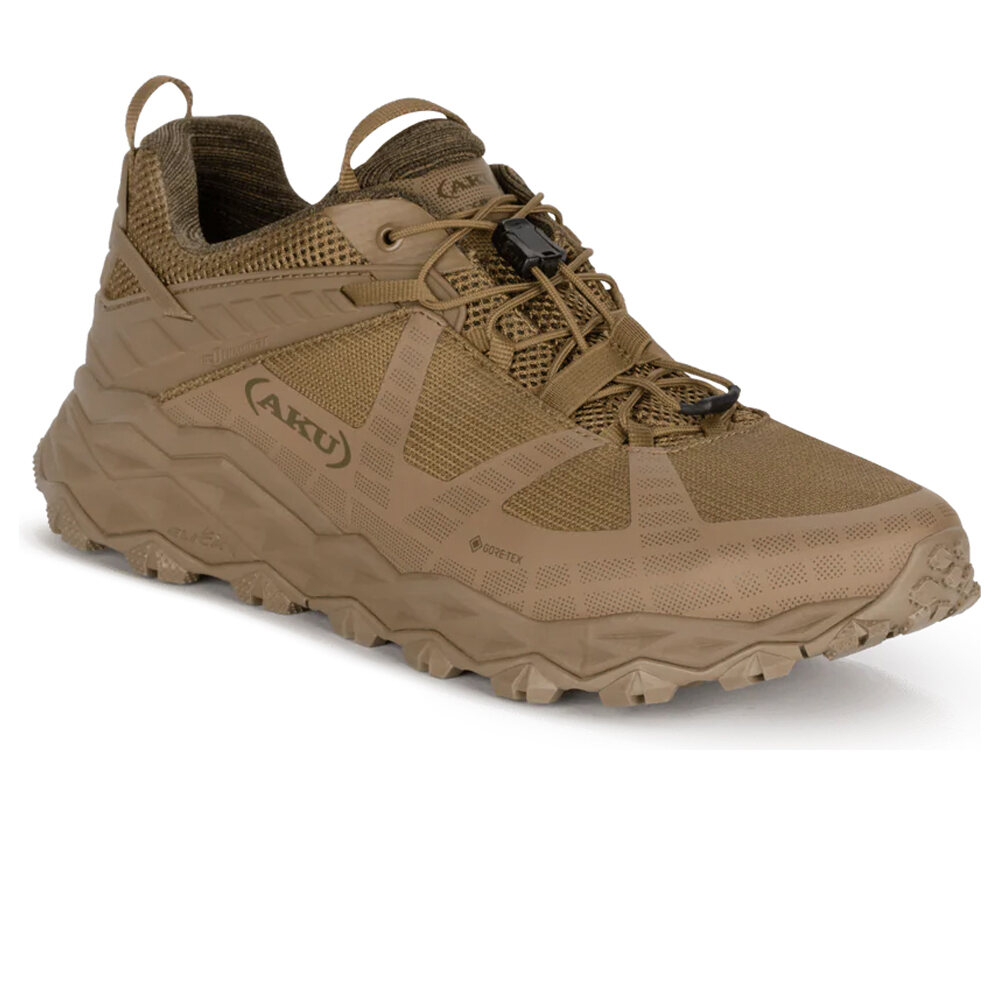 Aku zapatilla trekking hombre FLYROCK T GORE-TEX MARRON lateral interior