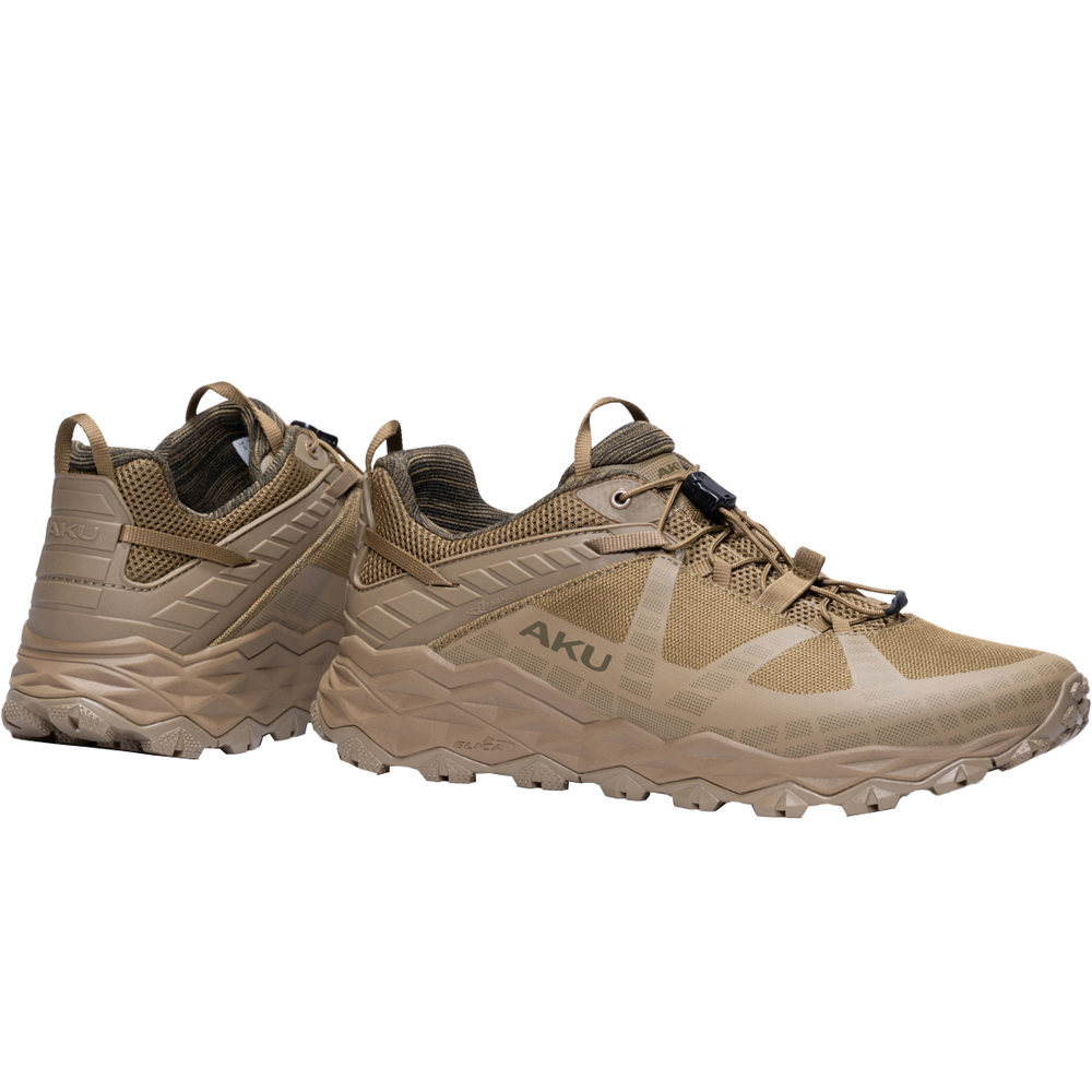 Aku zapatilla trekking hombre FLYROCK T MARRON puntera
