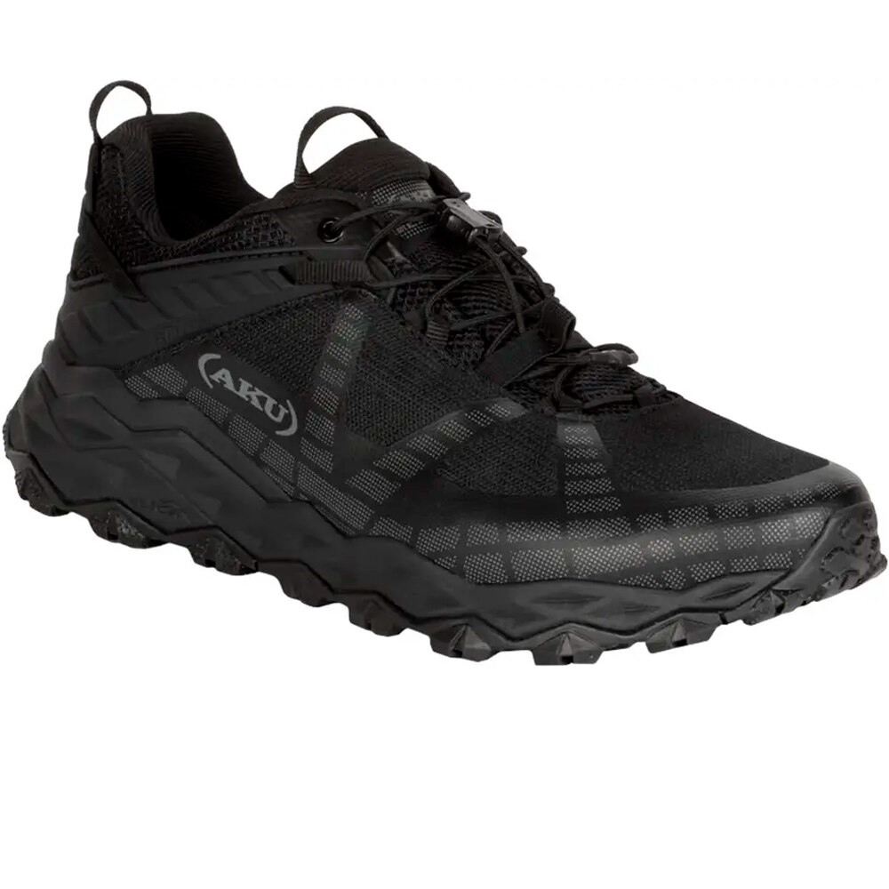 Aku zapatilla trekking hombre FLYROCK T NEGRO lateral interior