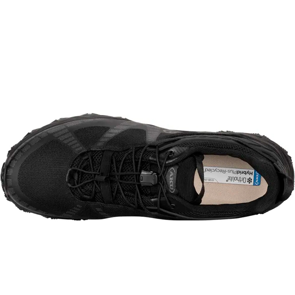 Aku zapatilla trekking hombre FLYROCK T NEGRO vista superior