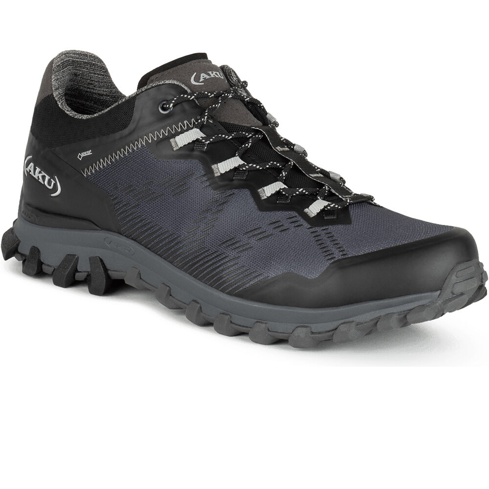 Aku zapatilla trekking hombre LEVIA GORE-TEX NEGRO lateral interior