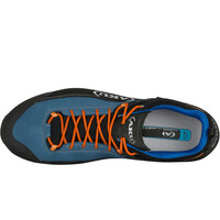 Aku zapatilla trekking hombre LINK GORE-TEX AZUL vista superior