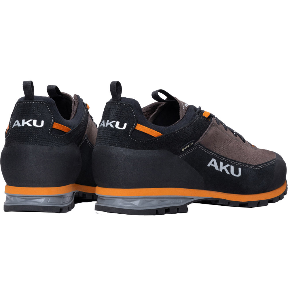 Aku zapatilla trekking hombre LINK GORE-TEX MARRON vista trasera