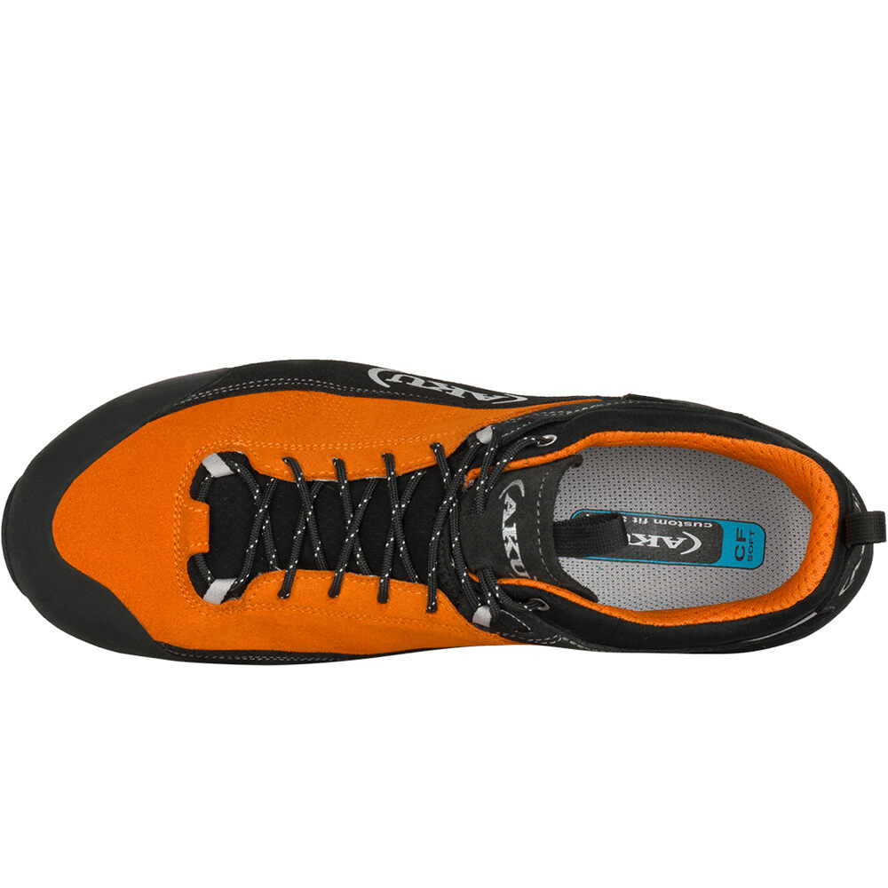 Aku zapatilla trekking hombre LINK GORE-TEX NARANJA vista superior