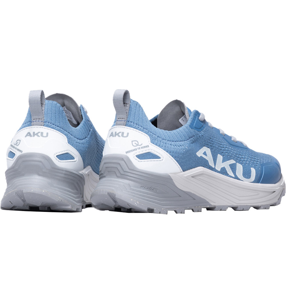 Aku zapatilla trekking mujer AIRA V-LIGHT AZUL vista trasera