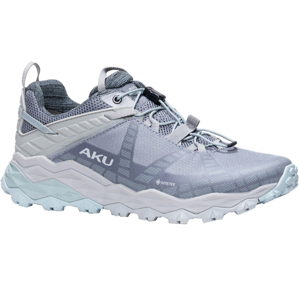 Aku zapatilla trekking mujer FLYROCK GORE-TEX MORADO lateral interior