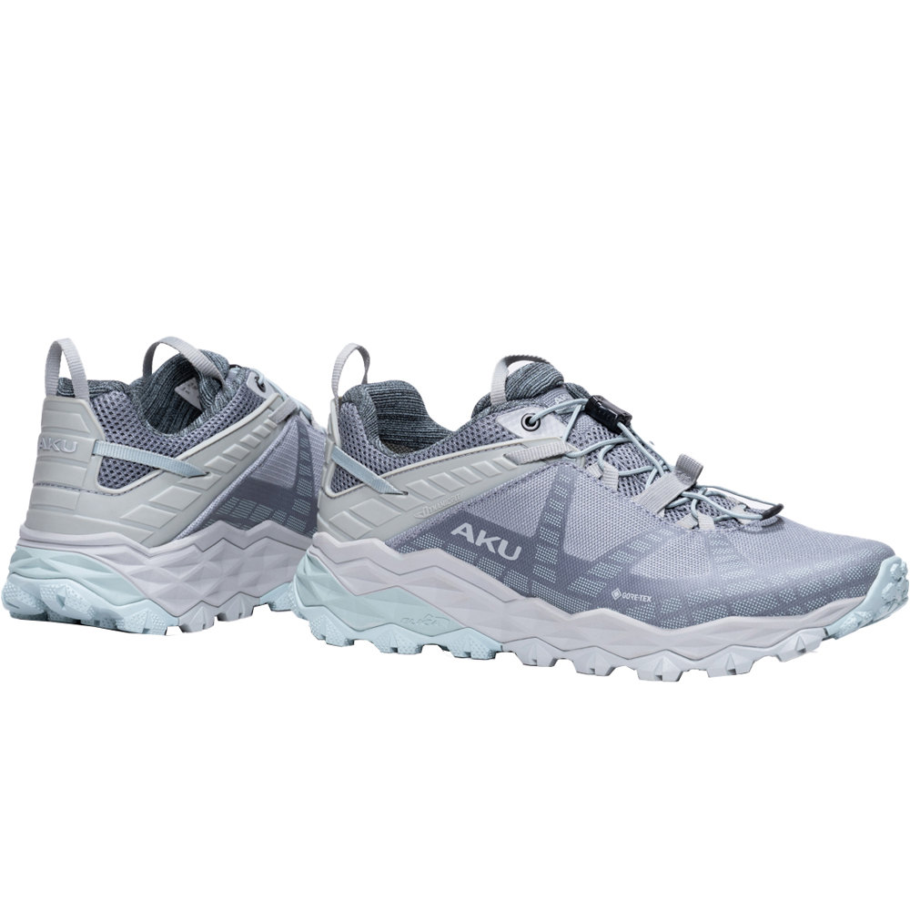 Aku zapatilla trekking mujer FLYROCK GORE-TEX MORADO puntera
