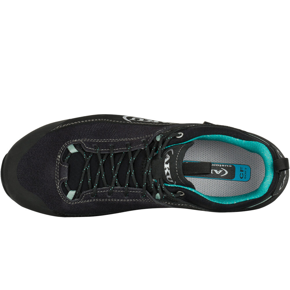 Aku zapatilla trekking mujer LINK GORE-TEX GRIS vista superior