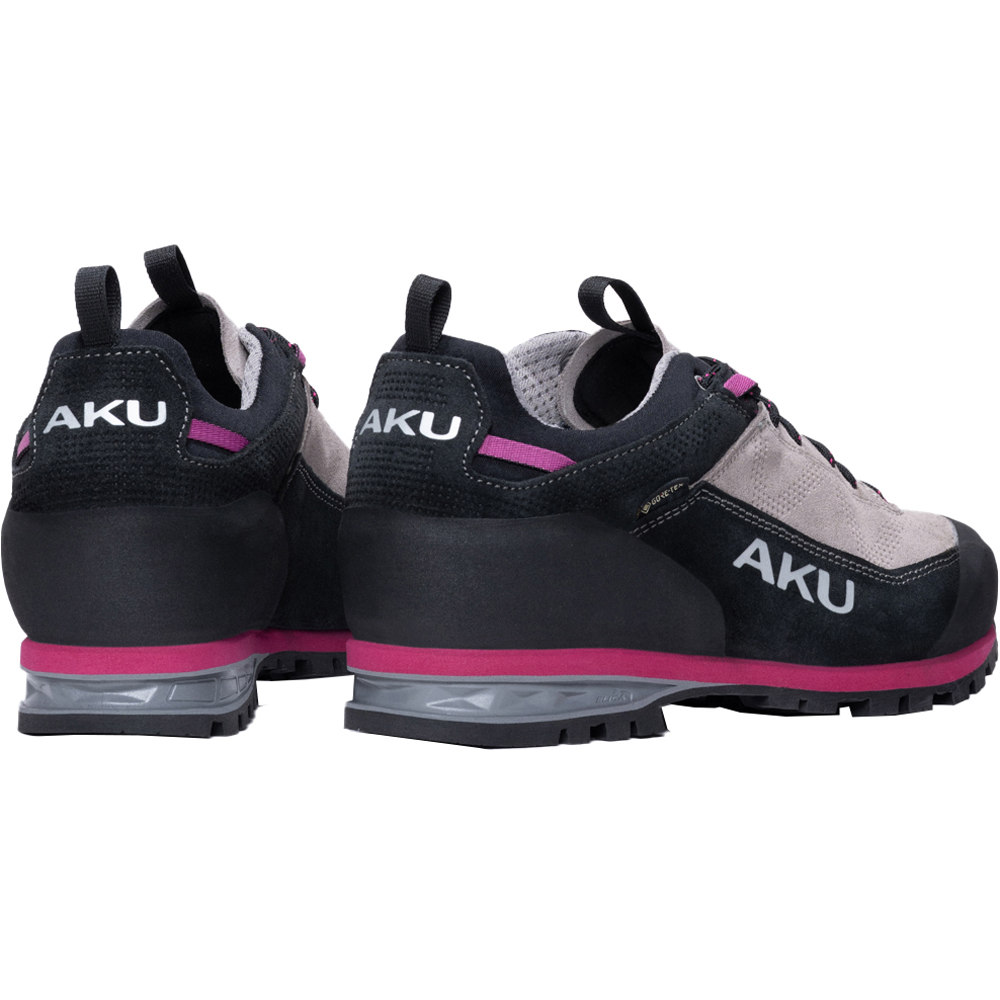 Aku zapatilla trekking mujer LINK GORE-TEX GRIS vista trasera