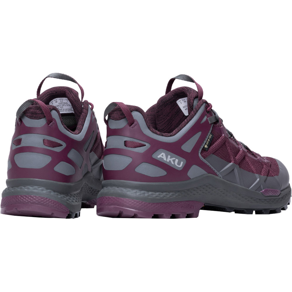 Aku zapatilla trekking mujer ROCKET DFS GORE-TEX MORADO vista trasera