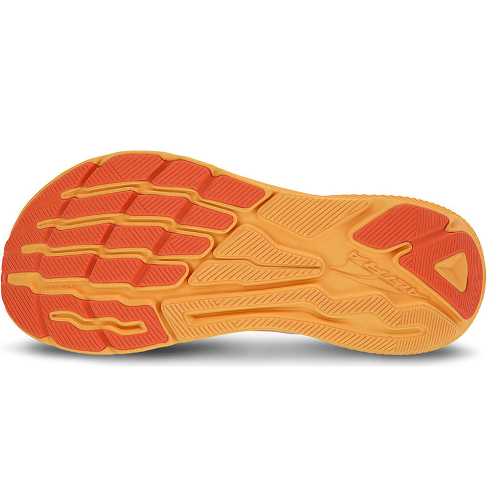 Altra zapatilla running hombre EXPERIENCE FLOW NARANJA lateral interior