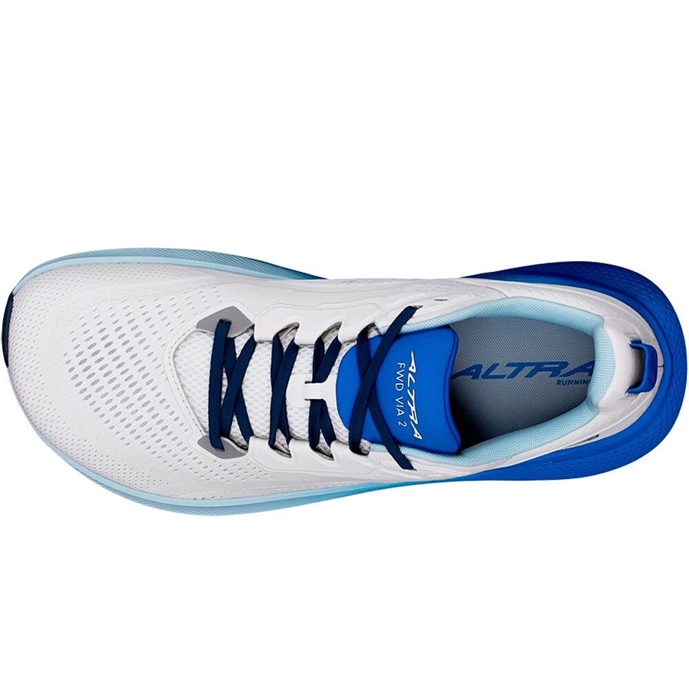 Altra zapatilla running hombre FWD VIA 2 BLANCO vista superior