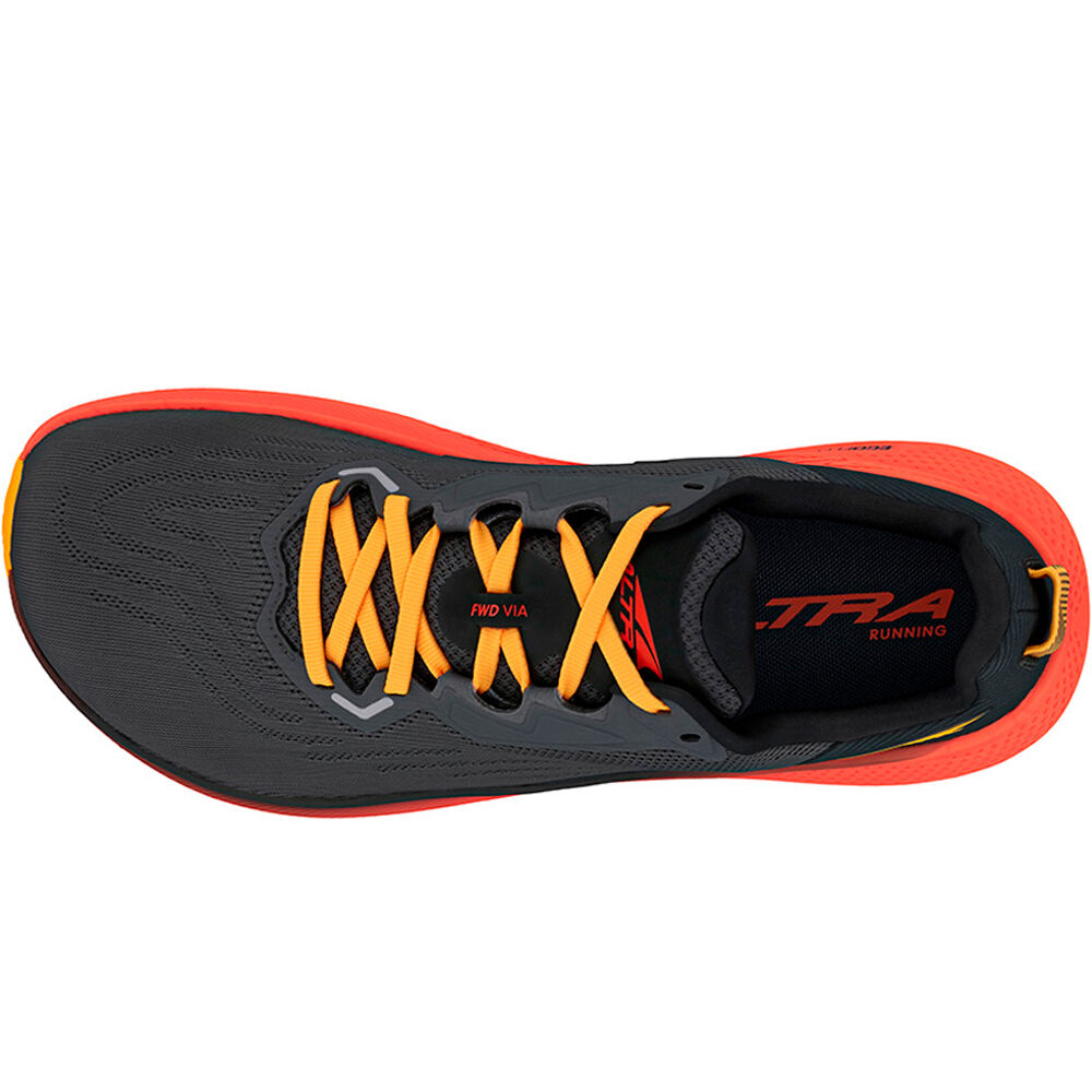 Altra zapatilla running hombre FWD VIA NEGRO vista superior