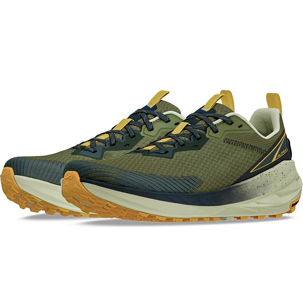 Altra zapatillas trail hombre EXPERIENCE WILD 2 VERDE lateral interior