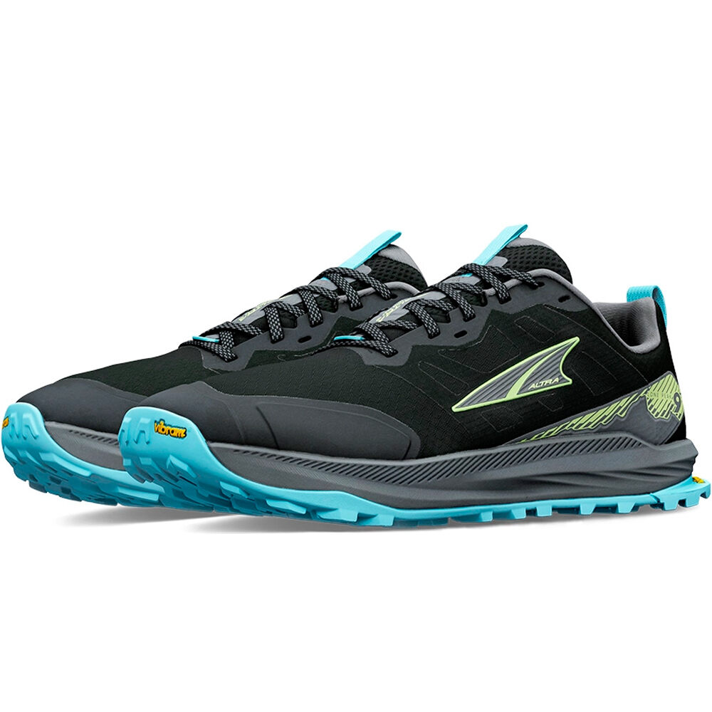 Altra zapatillas trail hombre LONE PEAK 9+ NEGRO lateral interior
