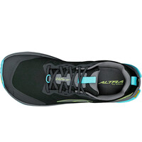 Altra zapatillas trail hombre LONE PEAK 9+ NEGRO vista superior