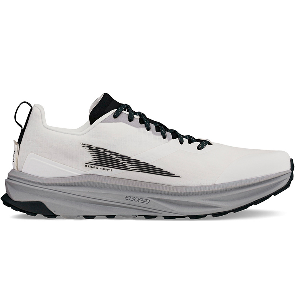 Altra zapatillas trail hombre MONT BLANC SPEED BLANCO lateral interior