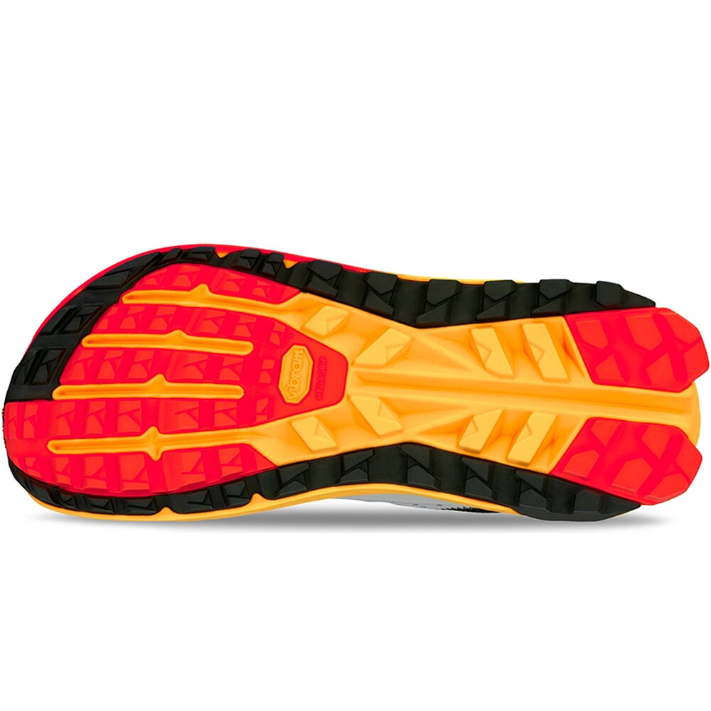 Altra zapatillas trail hombre OLYMPUS 6 GRIS vista trasera