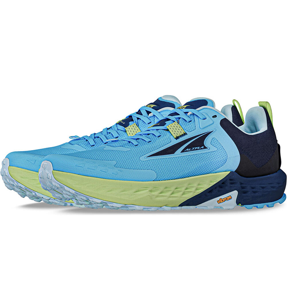 Altra zapatillas trail hombre TIMP 5 AZUL lateral interior