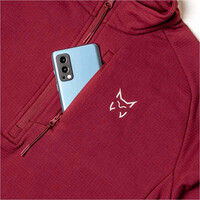 Altus camiseta montaña manga corta mujer MALAREN MUJER ROJO 04