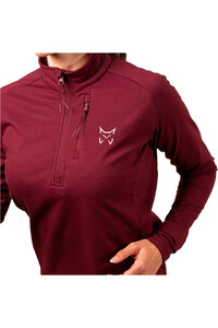 Altus camiseta montaña manga corta mujer MALAREN MUJER ROJO vista trasera